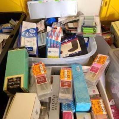 #9528 • New in Box Perfume, QTips, Tweezers, Blood Pressure Monitor, Tooth Brushes and More
