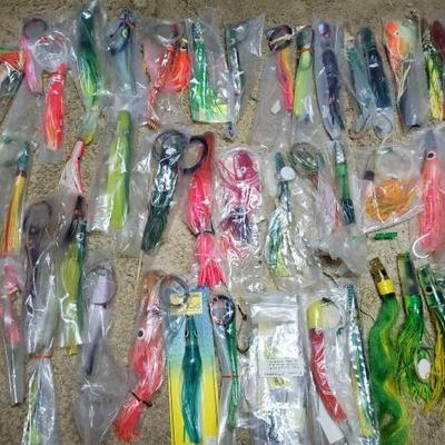 #2307 â€¢ 3 Drawers of Lures and Marlin Jigs
