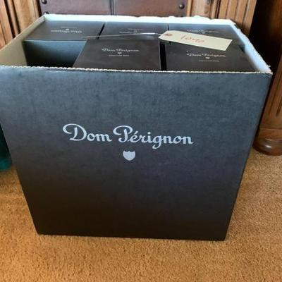 #12670 • 5 Empty Dom Pérignon Boxes