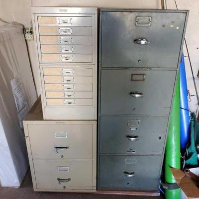 #2902 â€¢ 3 File Cabinets
