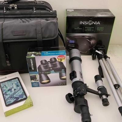 #10506 â€¢ Nook Tablet 7, Emerson Binoculars, Jascon Discovery Telescope, Toshiba Tecra Laptop and More
