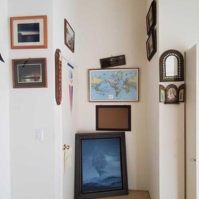 #11520 • 12 Pieces Of Framed Art Work
