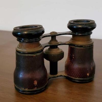 #8638 â€¢ Antique Marchand Paris Binoculars
