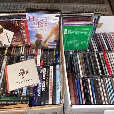 #9044 • DVDs and CDs