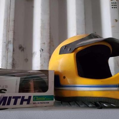 #12406 • Small Griffin Riding Helmet and Smith Clasic Series Goggles