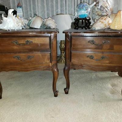 #10074 â€¢ 2 Wooden Nightstands
