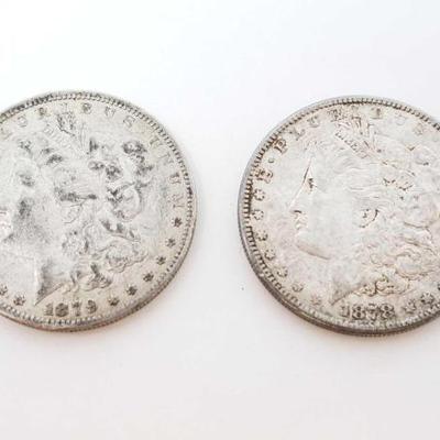 #190 â€¢ 1878-S And 1879 Morgan Silver Dollars
