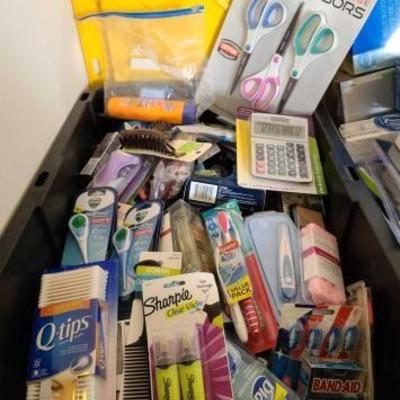 #9508 â€¢ New in Box Toothbrushes, Showercaos, Thermometers, Sharpies and More
