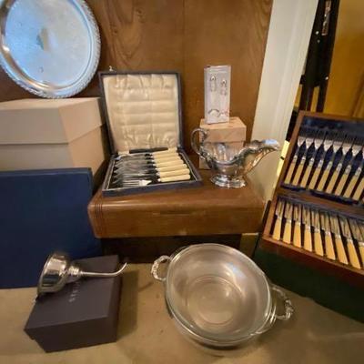 #10534 â€¢ Flatware Sets, Glassware, Serving Plater, Gravy Boat and More
