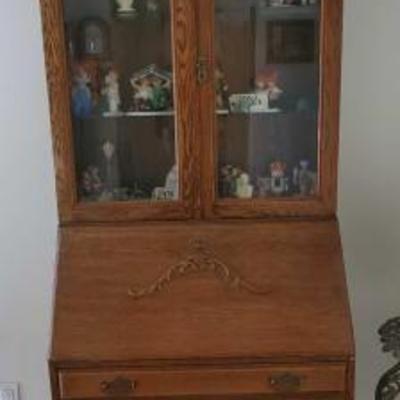 #11604 â€¢ Vintage Wooden Secretary Desk
