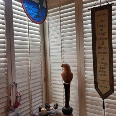 #9502 • Bible Verse Tapestry, Candle Holder, Decorative Bowl and More
