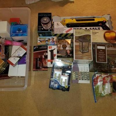 #9504 • Money Jar, Wine Saver, Flameless, Steamware Bracelets, and More!