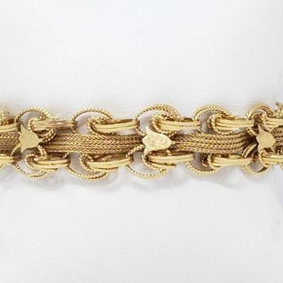 #684 â€¢ 14k Gold Bracelet, 23.4g
