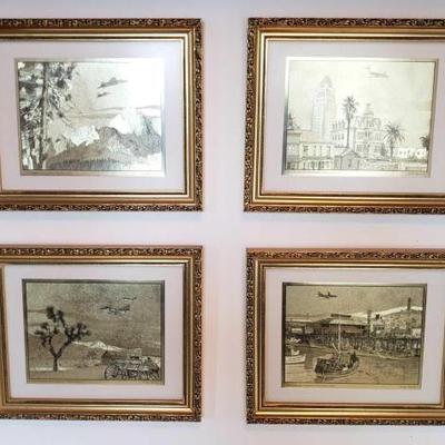 #8616 â€¢ Framed George Akimoto Artwork
