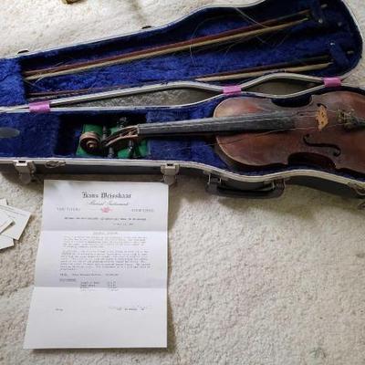 #2456 • Vintage Music, First National Institute of Violin Folder, and More
