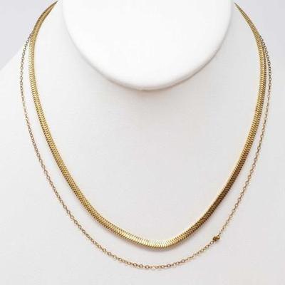 #573 â€¢ 12k Gold Filled Necklaces, 11.6g
