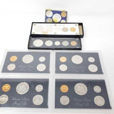 #316 â€¢ 4 1971-1972 United States Proof Sets, 1957 Proof Sets, And More
