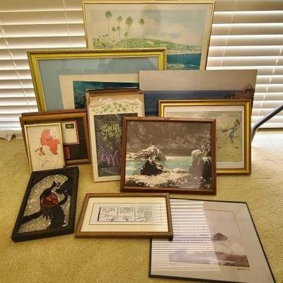 #11508 â€¢ Approx 12 Pieces of Artwork
