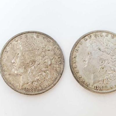 #600 â€¢ 1883 Philadelphia Mint Morgan Silver Dollars
