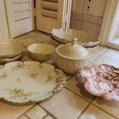 #9058 • Lenox 6 Peice Set, Lenox Floral Plate, And Decorative Plate