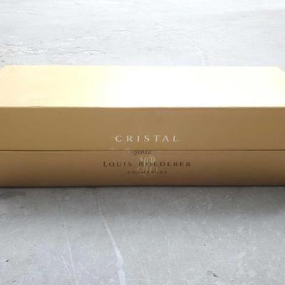 #1002 â€¢ 2002 Louis Roederer Bottle and Case
