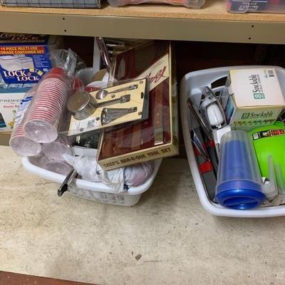 #10532 â€¢ New Pots and Pans, Pitchers, Tumblers, Plastic Cups, Tupperware, Etc.
