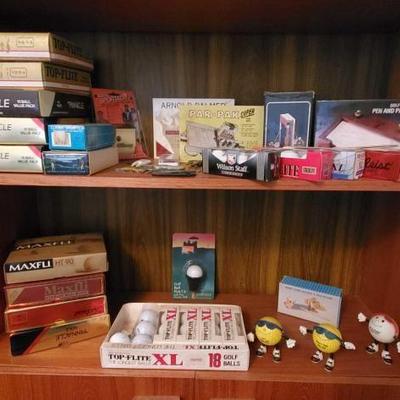 #8538 â€¢ Golf Balls, Golf Gloves, Par-Pak, Golf Decor and More
