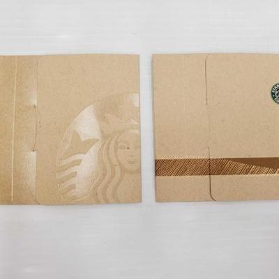#837 â€¢ 2 Starbucks Gift Cards
