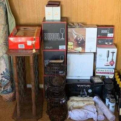 #12038 • Wine Glasses, Holders, and More