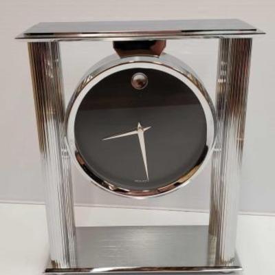 #812 â€¢ Movado Mantel Clock with Box

