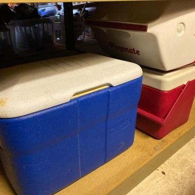 #10552 â€¢ Igloo Coolers and Rubbermaid Cooler
