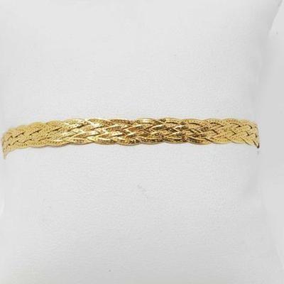 #687 â€¢ 14k Gold Bracelet, 3.9g
