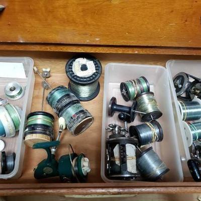 #2338 • 5 Reels and 13 Spools of Wire