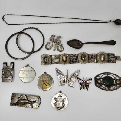 #576 â€¢ Sterling Silver Bracelets, Necklace, and More!
