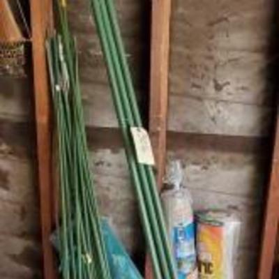 #12039 • Sturdy Stakes and Sun Screen Fabric Rolls
