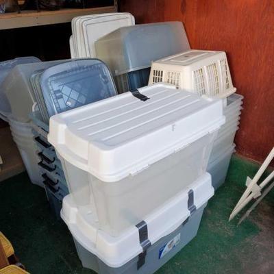 #13566 • Approx 52 Storage Totes