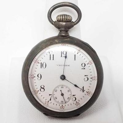 #728 â€¢ Sterling Silver Pocket Watch, 40.3g
