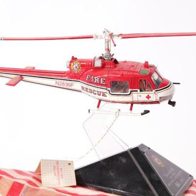 Franklin Mint die cast helicopter