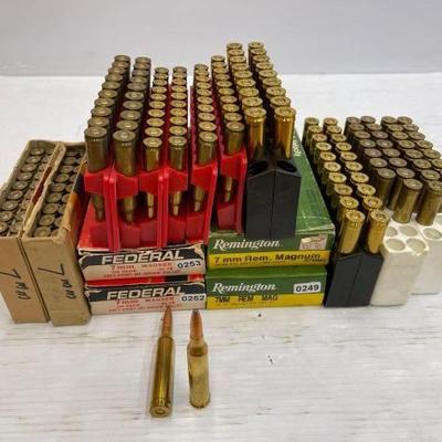 #1420 â€¢ Approx (82) Rounds of 7mm Ammo
