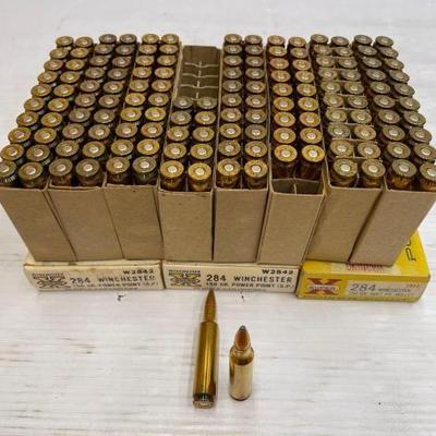 #1410 â€¢ (150) Rounds of 284 Winchester Ammo
