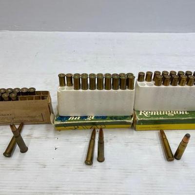 #1405 â€¢ (16) Rds of 30-40 (20) Rds of 303 British 180 & (20) Rds of 35 Remington Ammo
