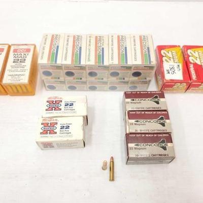 #1305 â€¢ 950 Rounds of 22 Mag Ammo
