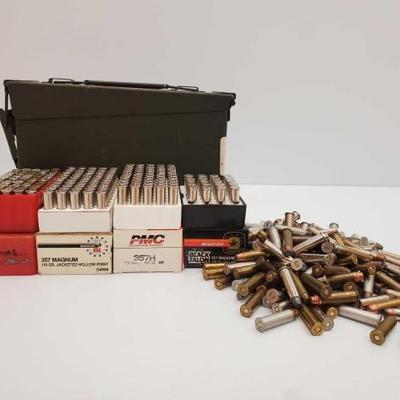 #1480 â€¢ Approx 200 Rounds of 357 Magnum Ammo
