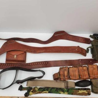 #2248 â€¢ Holster Belts, Ammo Belt, Ammo Cases, Gun Butt
