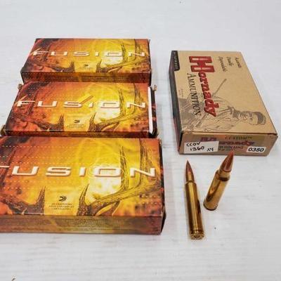 #1360 â€¢ 80 Rounds of 338 Win. Mag Ammo
