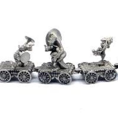 Hudson pewter Walt Disney WDRR Mickey Mouse Marching Band Train