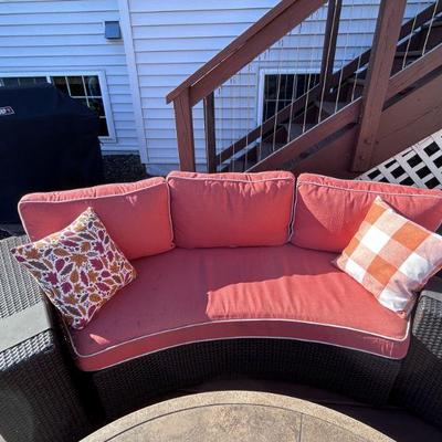 Frontgate outdoor set-couches (2)