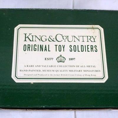 1149	KING & COUNTRY WWII METAL TOY SOLDIERS BOXED FJ02

