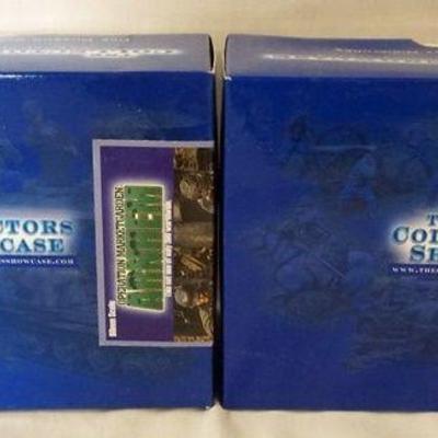 1101	COLLECTORS SHOWCASE WWII MINIATURE SOLDIERS BOXED SETS LOT OF 2

