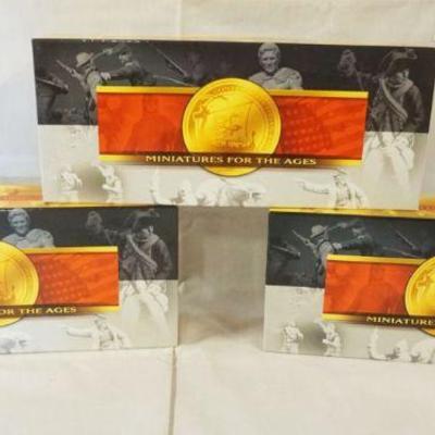 1177	CONTE MINIATURES FOR THE AGES WWII METAL SOLDIERS LOT OF 3 BOXES

